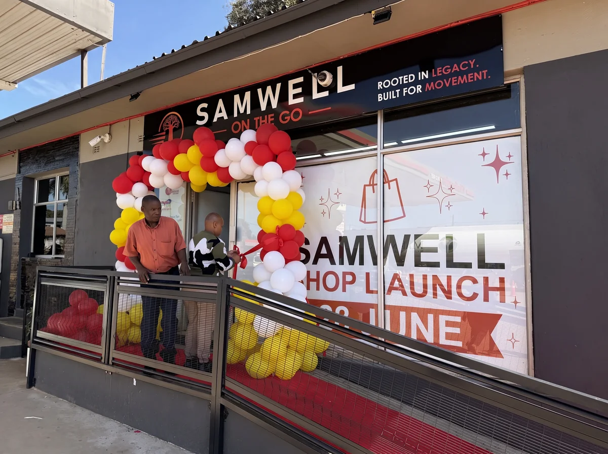 Launch day at the Samwell On The Go shop